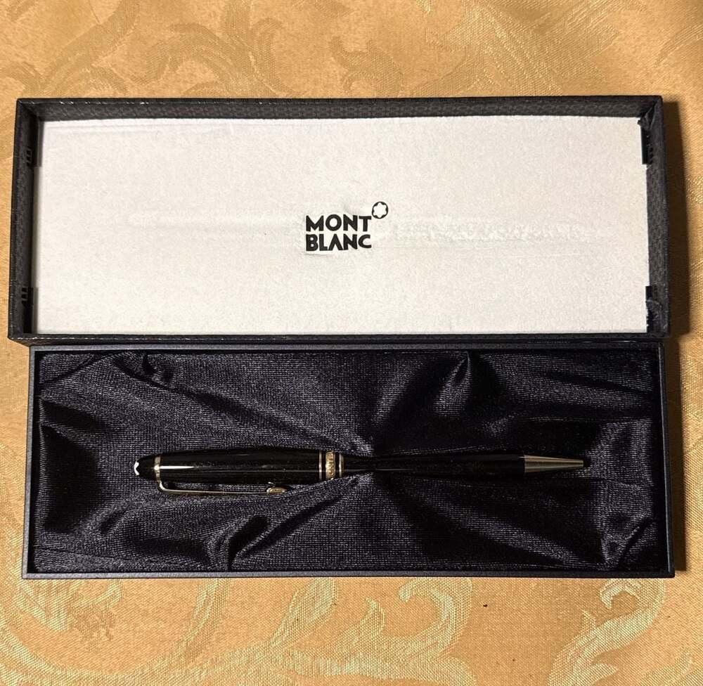 Mont Blanc Gold Ballpoint Pen Meisterstuck Made in Germany Vintage Luxury